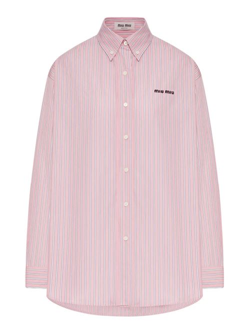 Camicia a righe MIU MIU | MK2007180UF0028